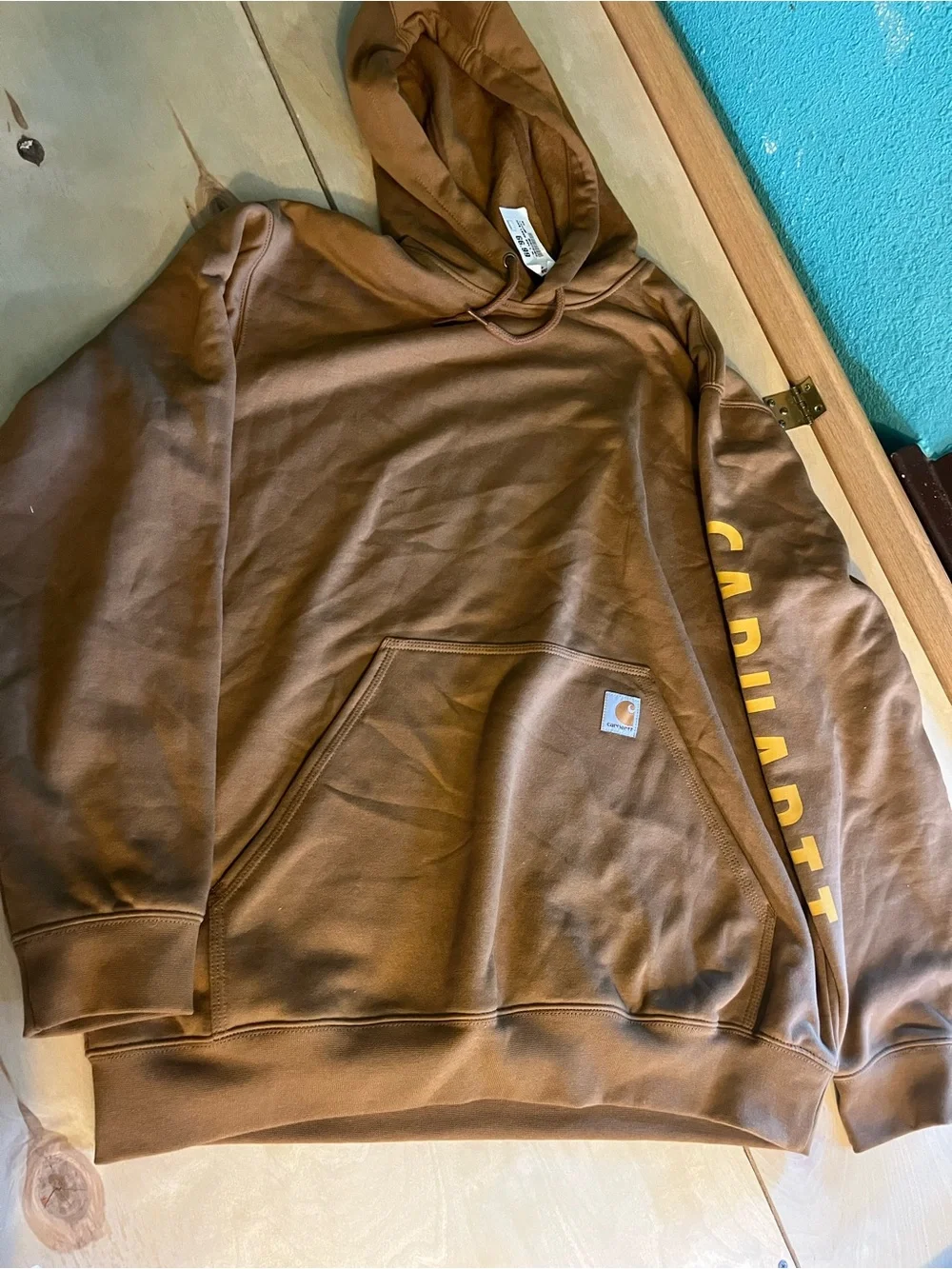 Carhartt Loose Fit Hooded Sweatshirt in Carhartt Brown
